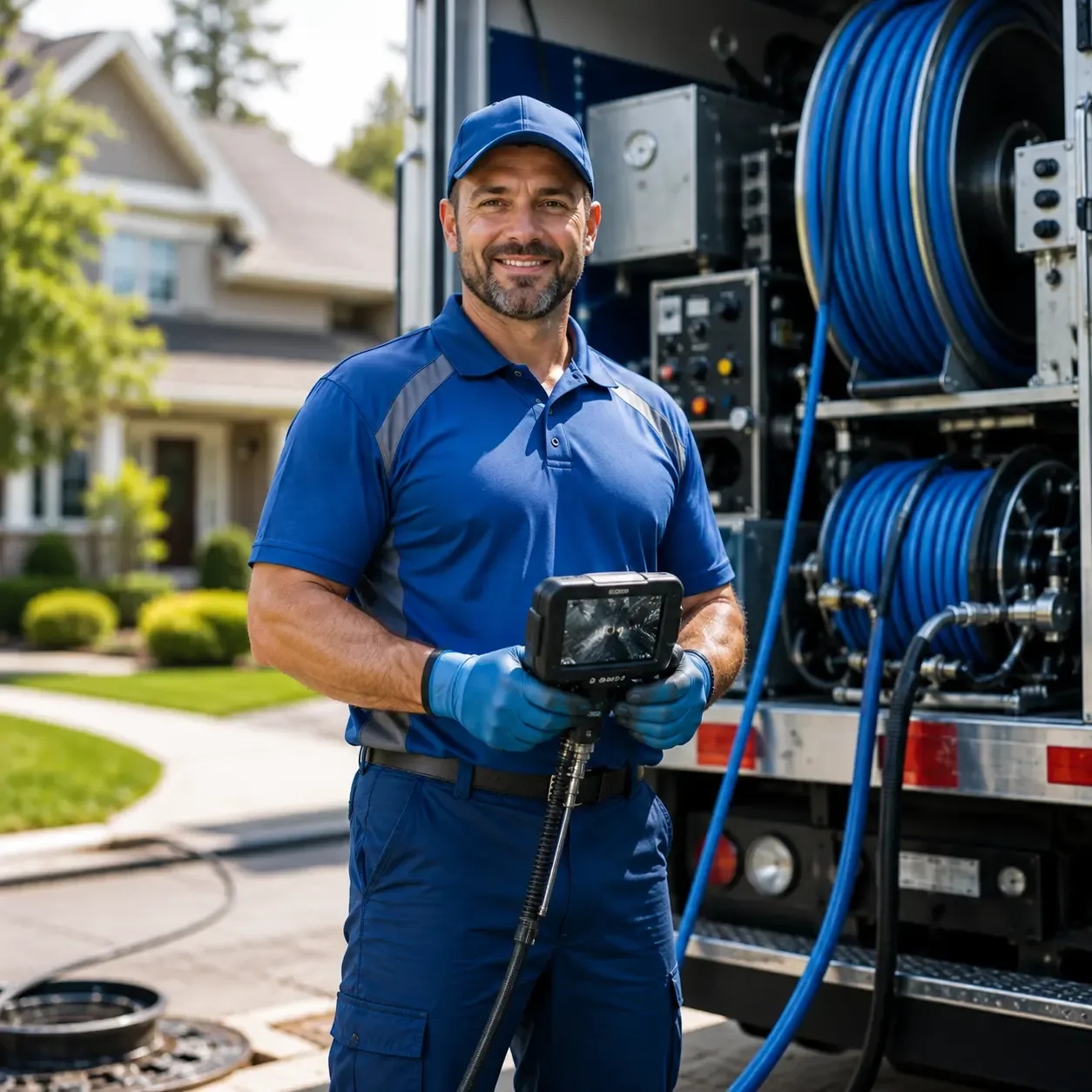 Local outdoor drain cleaning specialists in Vicksburg, MI